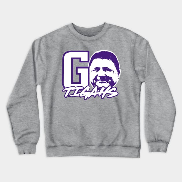 GO TIGAHS GOLD Crewneck Sweatshirt by thedeuce